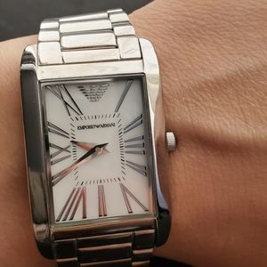 Emporio Armani Women's sterling silver watch